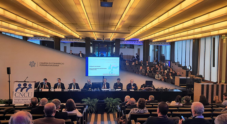 MC alla XXIII Sessione Programmatica CNCU-Regioni: le truffe, digitali e non, erodono la fiducia dei cittadini