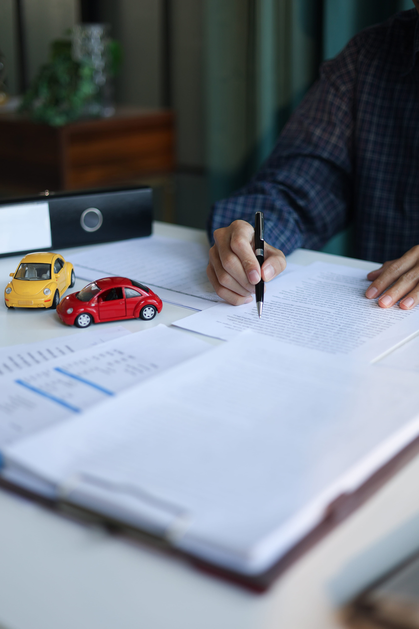 Image of a person at a desk